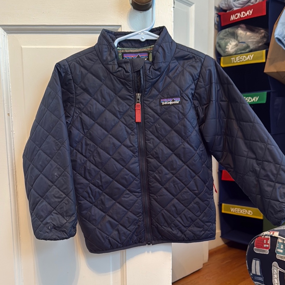 Patagonia Navy Quilted Jacket